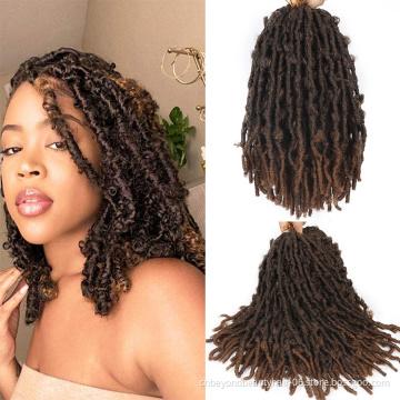 Butterfly Locs Crochet Hair Distressed Butterfly Locs Crochet Braids Goddess Pre Looped Bob Locs Pre-Twist Braid
